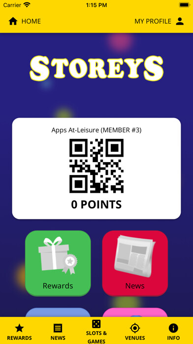 Emulate iPhone app Storeys Amusements Loyalty using MyAndroid Emulate iPhone app Storeys Amusements Loyalty using MyAndroid
