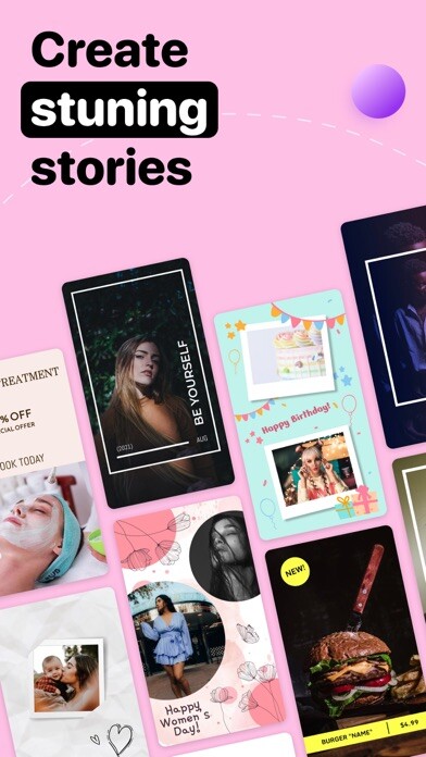 Emulate iPhone app Storie - Insta Stories Maker using MyAndroid
