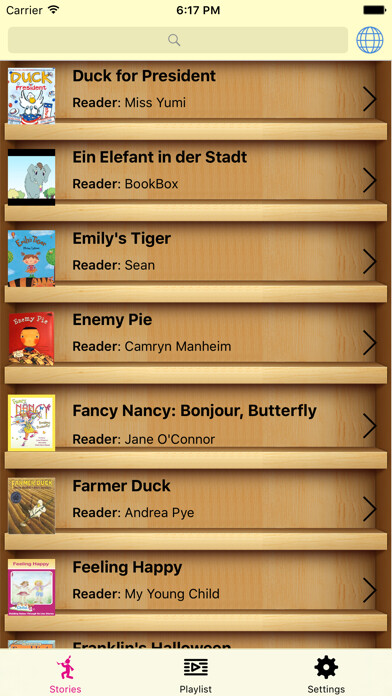 Emulate iPhone app StoriesForKid using MyAndroid