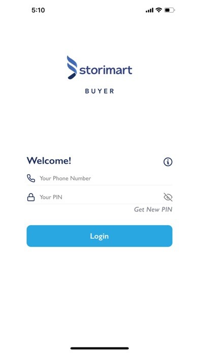 Emulate iPhone app Storimart Buyer Ordering using MyAndroid