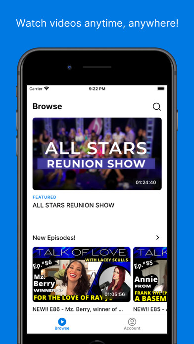 Emulate iPhone app STORM TV using MyAndroid