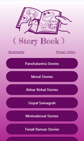 Run android online APK Story Book - 1000+ Stories for Kids from MyAndroid or emulate Story Book - 1000+ Stories for Kids using MyAndroid