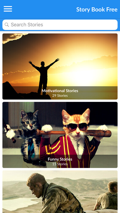 Emulate iPhone app Story Book - Unique Stories using MyAndroid Emulate iPhone app Story Book - Unique Stories using MyAndroid