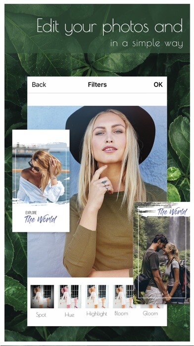 Emulate iPhone app Story Collection – Templates using MyAndroid