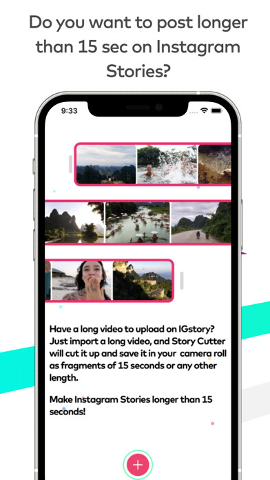 Emulate iPhone app Story Cutter for Instagram using MyAndroid