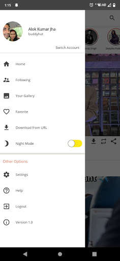 Run android online APK Story Saver for Instagram : Repost from MyAndroid or emulate Story Saver for Instagram : Repost using MyAndroid