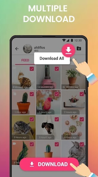 Run android online APK Story Saver for Instagram - Vi from MyAndroid or emulate Story Saver for Instagram - Vi using MyAndroid