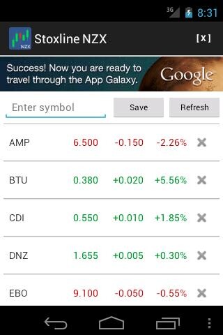 Run android online APK Stoxline NZX from MyAndroid or emulate Stoxline NZX using MyAndroid