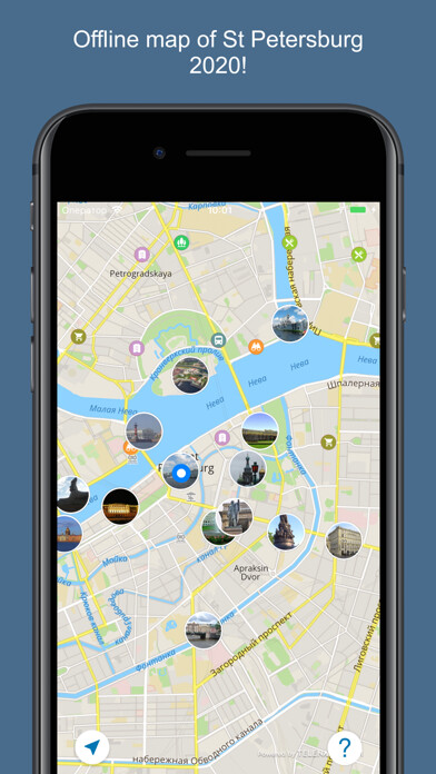 Emulate iPhone app St Petersburg 2020 — offline using MyAndroid
