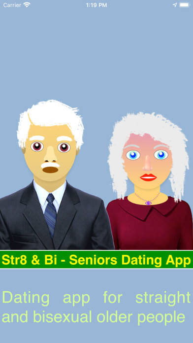 Emulate iPhone app Str8 & Bi - Seniors Dating App using MyAndroid
