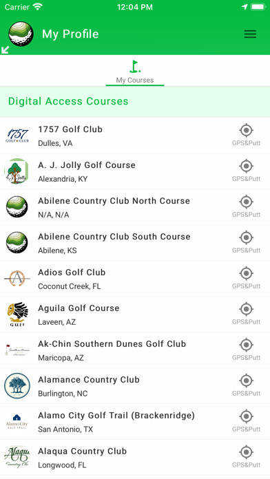 Emulate iPhone app StrackaLine - Golf Putting using MyAndroid