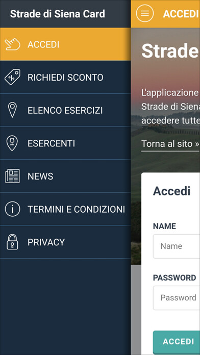 Emulate iPhone app Strade di Siena Card using MyAndroid Emulate iPhone app Strade di Siena Card using MyAndroid