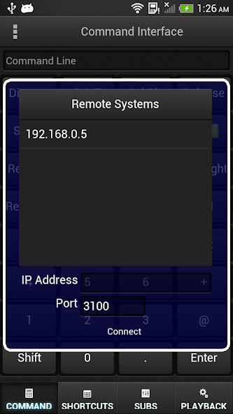 Emulate iPhone app Strand Lighting NEO Remote using MyAndroid Emulate iPhone app Strand Lighting NEO Remote using MyAndroid