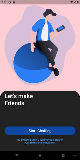 Run android online APK Stranger Chat - No Login - Dating from MyAndroid or emulate Stranger Chat - No Login - Dating using MyAndroid