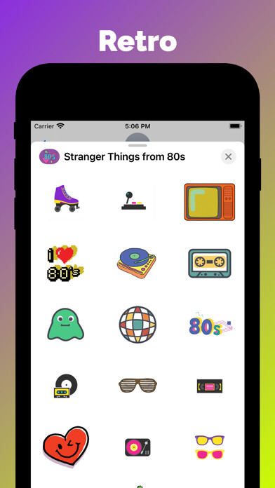 Emulate iPhone app Stranger Things from 80s emoji using MyAndroid Emulate iPhone app Stranger Things from 80s emoji using MyAndroid