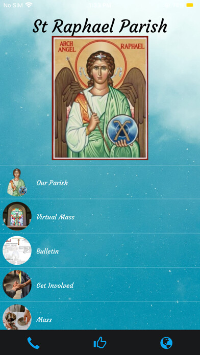 Emulate iPhone app St Raphael Parish Application using MyAndroid Emulate iPhone app St Raphael Parish Application using MyAndroid