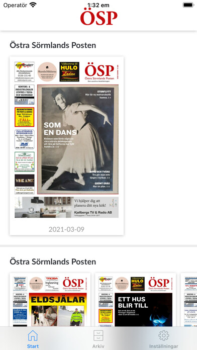 Emulate iPhone app Östra Sörmlands Posten using MyAndroid Emulate iPhone app Östra Sörmlands Posten using MyAndroid