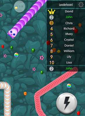 Emulate Android APK Strategy snack for Slither io