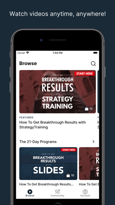 Emulate iPhone app Strategy Training using MyAndroid Emulate iPhone app Strategy Training using MyAndroid