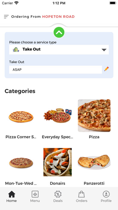 Emulate iPhone app STRATFORD PIZZA CORNER using MyAndroid Emulate iPhone app STRATFORD PIZZA CORNER using MyAndroid