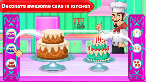Run android online APK Strawberry Cake Maker: Dessert Chef Kitchen from MyAndroid or emulate Strawberry Cake Maker: Dessert Chef Kitchen using MyAndroid