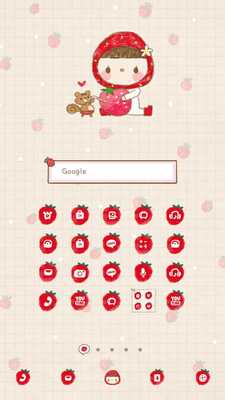 Emulate Android APK strawberry DodolLauncherTheme