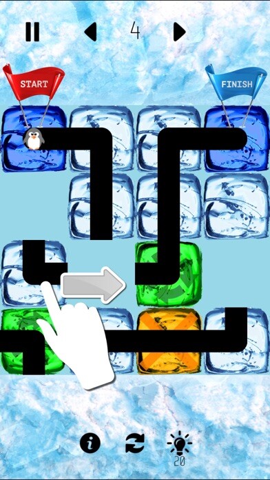 Emulate iPhone app Stray Penguin using MyAndroid