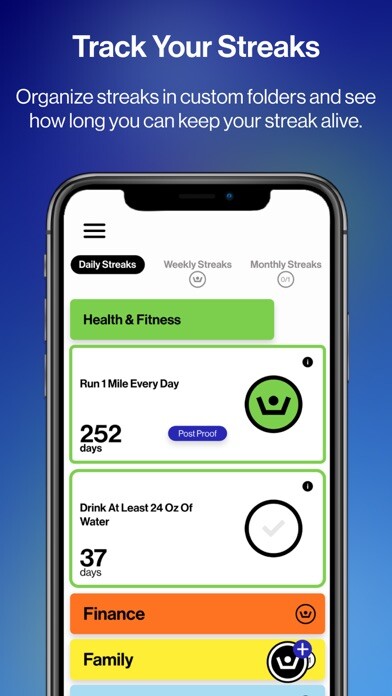 Emulate iPhone app Streaking: Streak Your Habits using MyAndroid Emulate iPhone app Streaking: Streak Your Habits using MyAndroid
