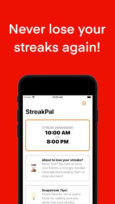 Emulate iPhone app StreakPal using MyAndroid