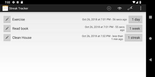 Emulate Android APK Streak Tracker