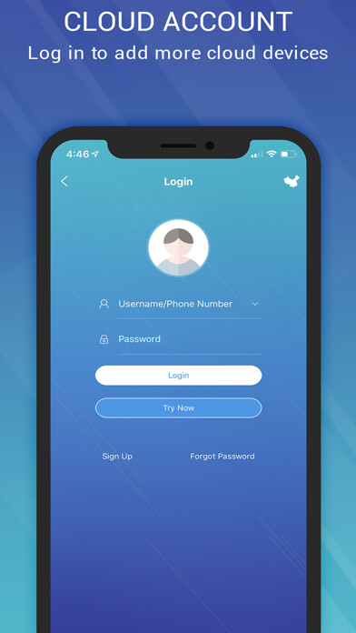 Emulate iPhone app StreamCCTV Connect using MyAndroid