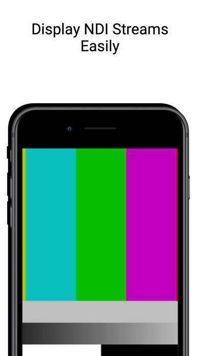 Emulate iPhone app Stream Monitor for NDI HX using MyAndroid