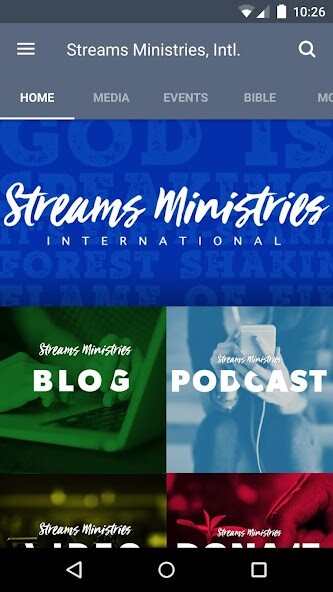 Run android online APK Streams Ministries, Intl. from MyAndroid or emulate Streams Ministries, Intl. using MyAndroid Run android online APK Streams Ministries, Intl. from MyAndroid or emulate Streams Ministries, Intl. using MyAndroid