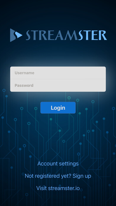 Emulate iPhone app Streamster using MyAndroid