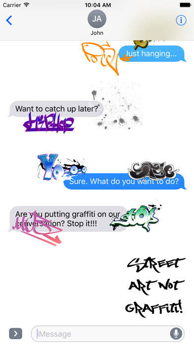 Emulate iPhone app Street Art using MyAndroid