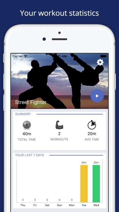 Emulate iPhone app Street Fighter Workout Defense using MyAndroid Emulate iPhone app Street Fighter Workout Defense using MyAndroid