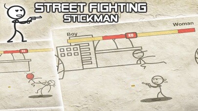 Emulate iPhone app Street Fighting:Stickman Fighter using MyAndroid