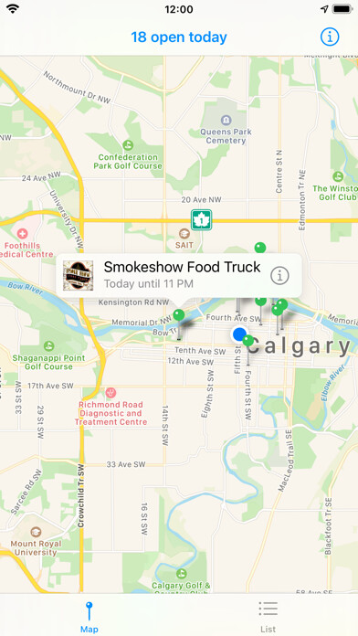 Emulate iPhone app Street Food Calgary using MyAndroid Emulate iPhone app Street Food Calgary using MyAndroid