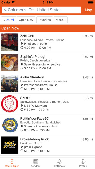 Emulate iPhone app StreetFoodFinder using MyAndroid Emulate iPhone app StreetFoodFinder using MyAndroid