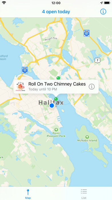 Emulate iPhone app Street Food Halifax using MyAndroid Emulate iPhone app Street Food Halifax using MyAndroid