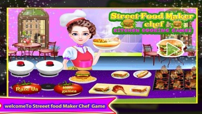 Emulate iPhone app Street Food Maker Chef Cooking using MyAndroid