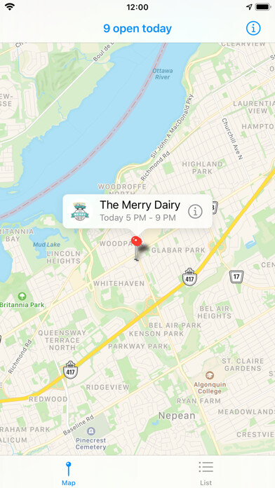 Emulate iPhone app Street Food Ottawa using MyAndroid Emulate iPhone app Street Food Ottawa using MyAndroid