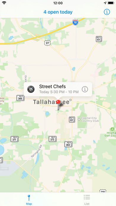 Emulate iPhone app Street Food Tallahassee using MyAndroid Emulate iPhone app Street Food Tallahassee using MyAndroid