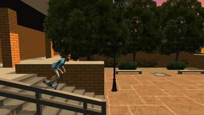 Emulate iPhone app Street Lines: Scooter using MyAndroid