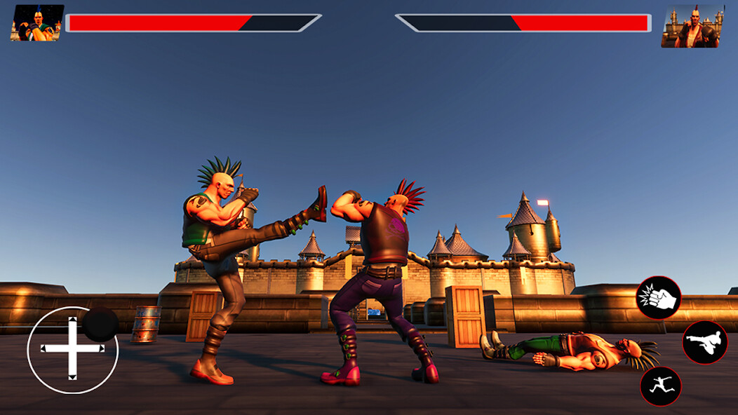 Run android online APK Street Mortal Karate Fight from MyAndroid or emulate Street Mortal Karate Fight using MyAndroid