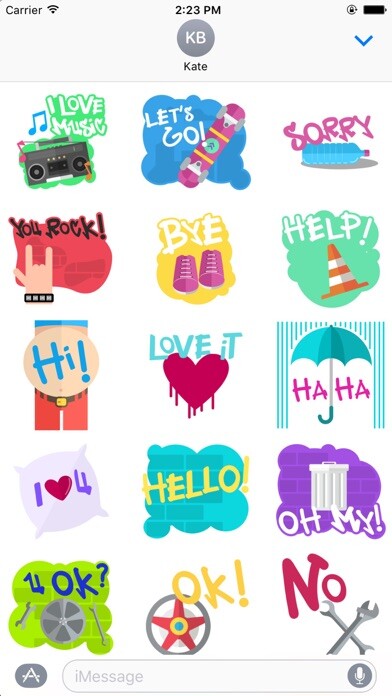 Emulate iPhone app Street Music Stickers using MyAndroid Emulate iPhone app Street Music Stickers using MyAndroid