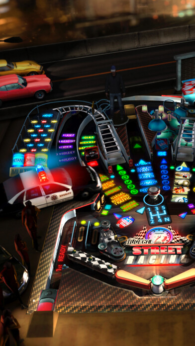 Emulate iPhone app Street Racing Pinball using MyAndroid