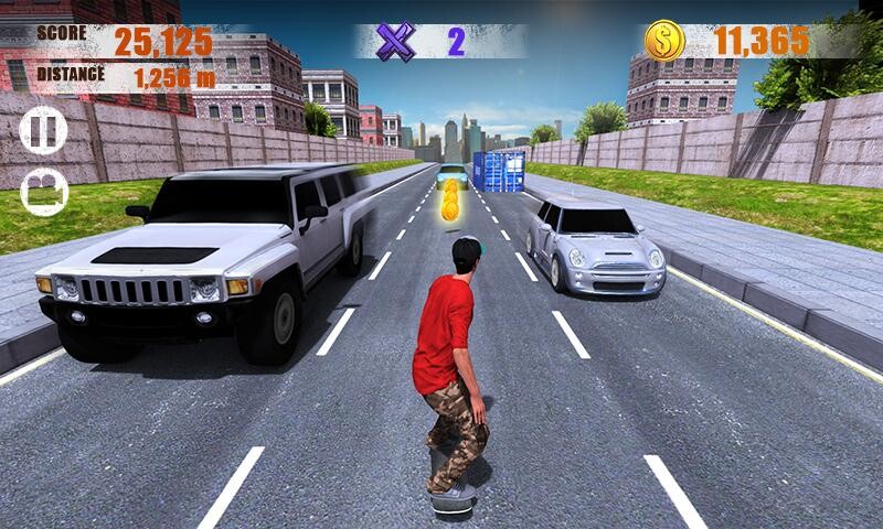 Run android online APK Street Skater 3D from MyAndroid or emulate Street Skater 3D using MyAndroid