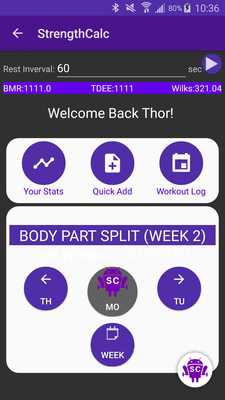 Emulate Android APK StrengthCalc Emulate Android APK StrengthCalc