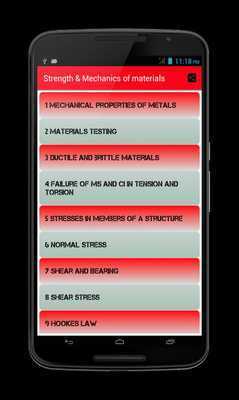 Emulate Android APK Strength of materials (Offline)